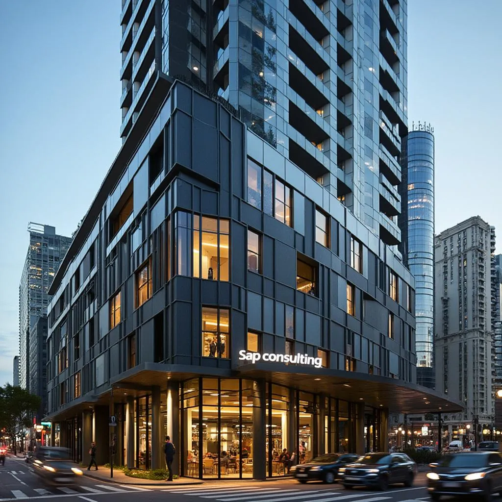 Modern Sydney office exterior of Sap