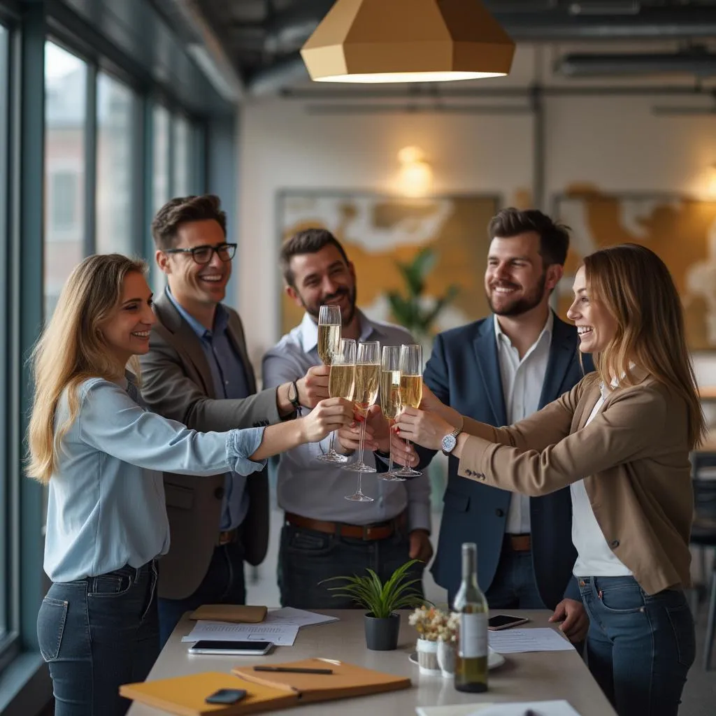 Celebrating a client's successful market entry